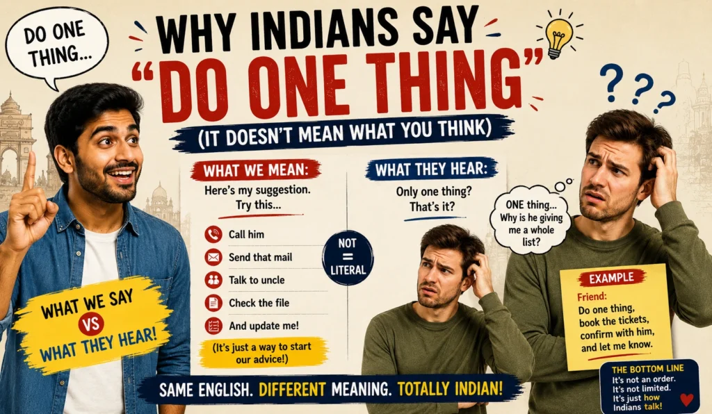 Why Indians Say Do One Thing (It Doesn't Mean What You Think)